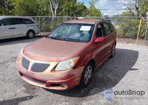 2007 Pontiac Vibe из США, поврежденный, VIN 5Y2SL65827Z402495